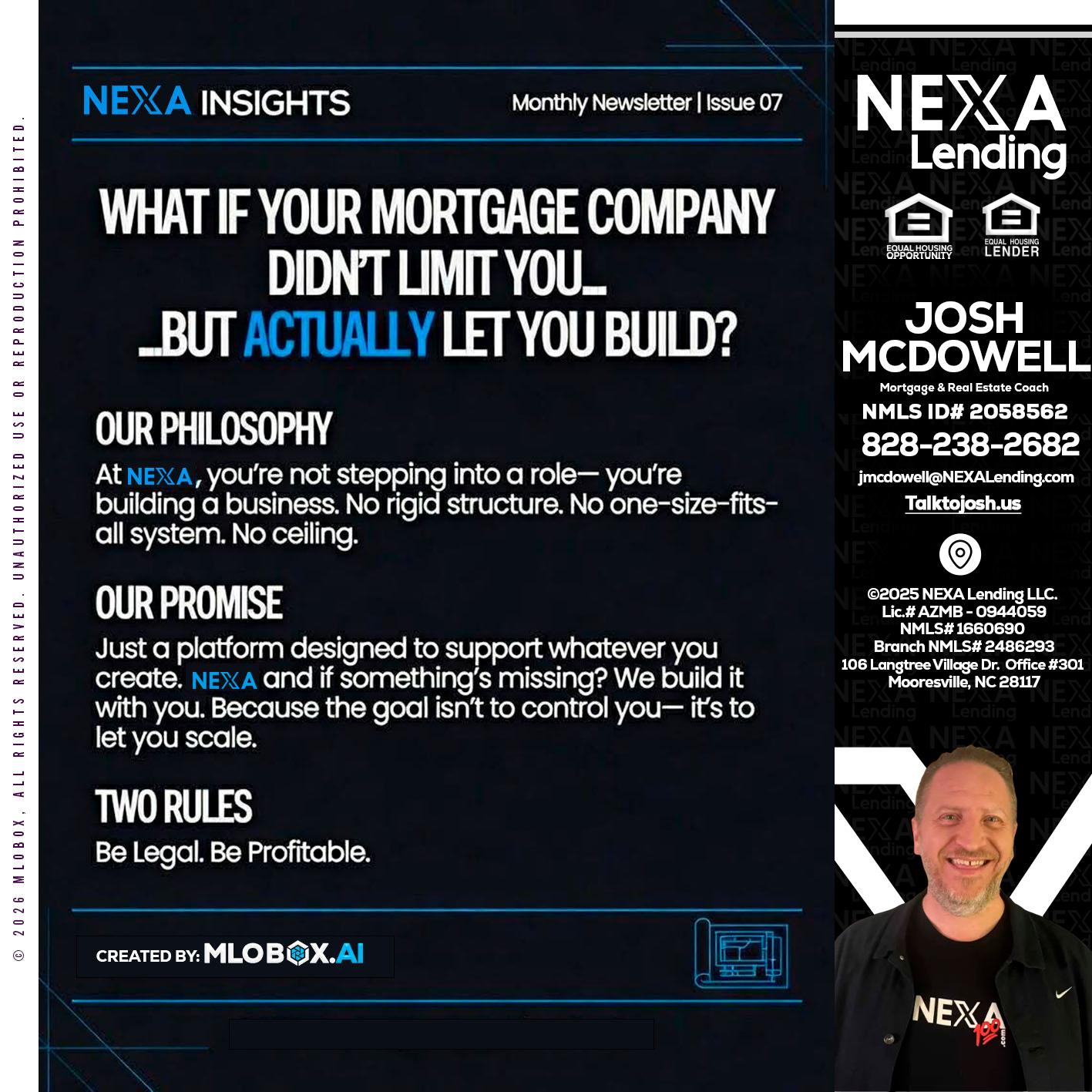NEXA INSIGHTS - Joshua Mcdowell -Mortgage Loan Officer