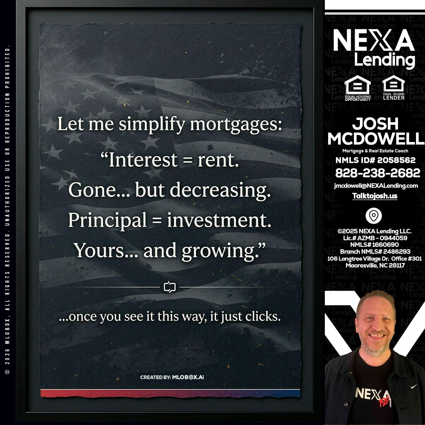 LET ME SIMPLIFY - Joshua Mcdowell -Mortgage Loan Officer