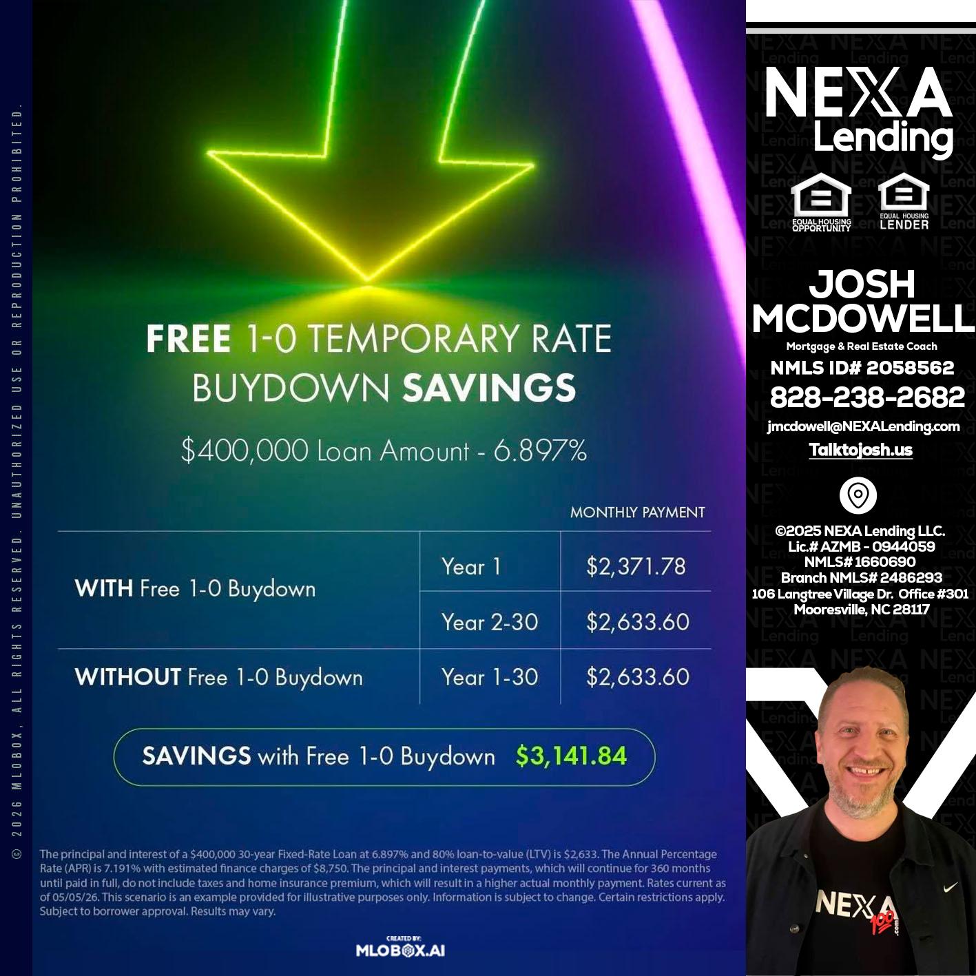 BUYDOWN - Joshua Mcdowell -Mortgage Loan Officer
