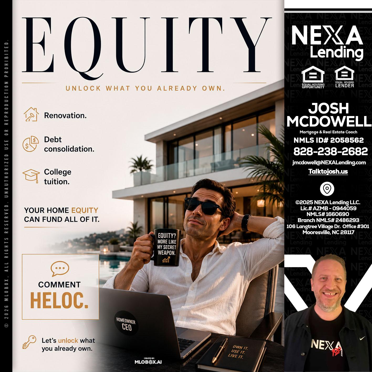 EQUITY - Joshua Mcdowell -Mortgage Loan Officer