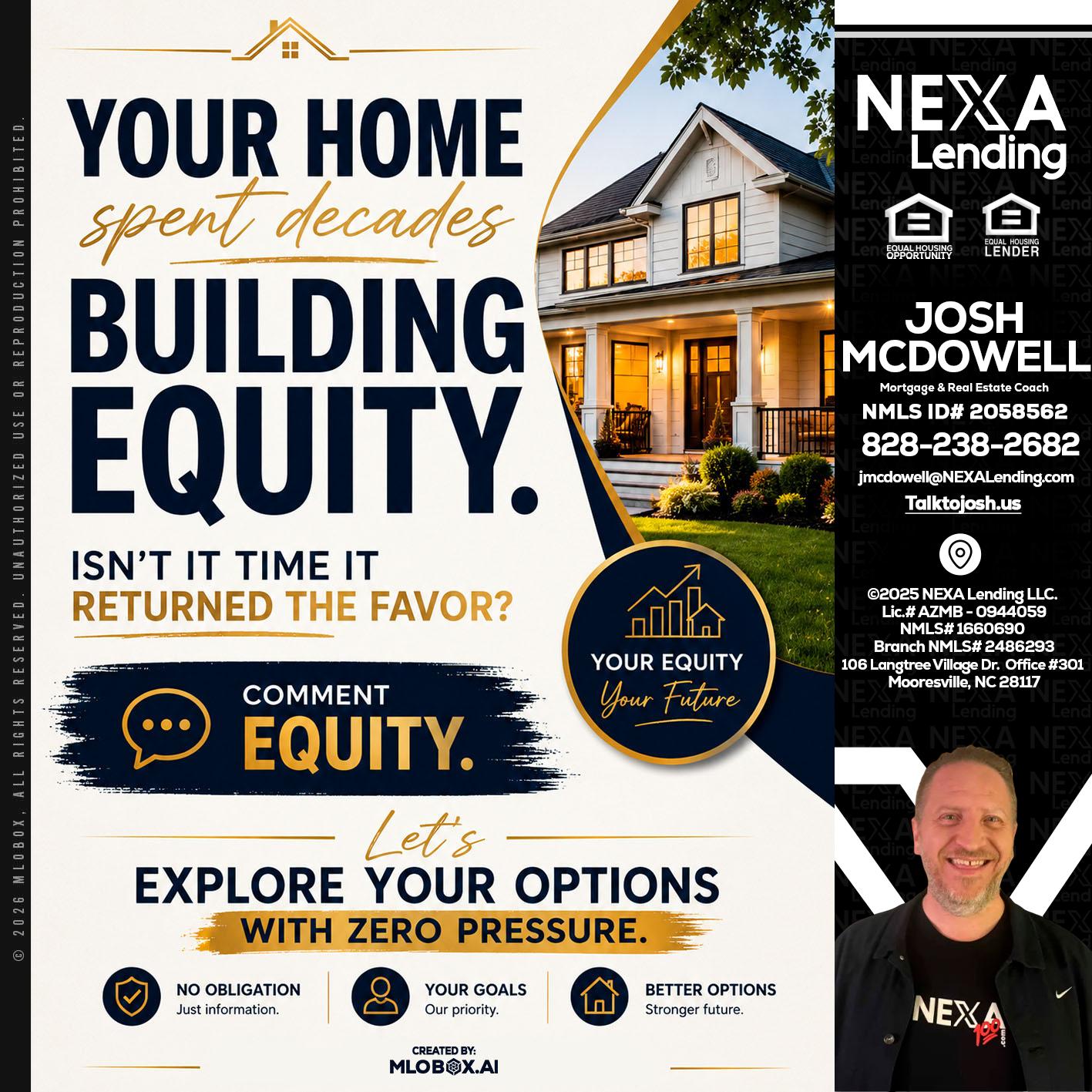 building equity - Joshua Mcdowell -Mortgage Loan Officer