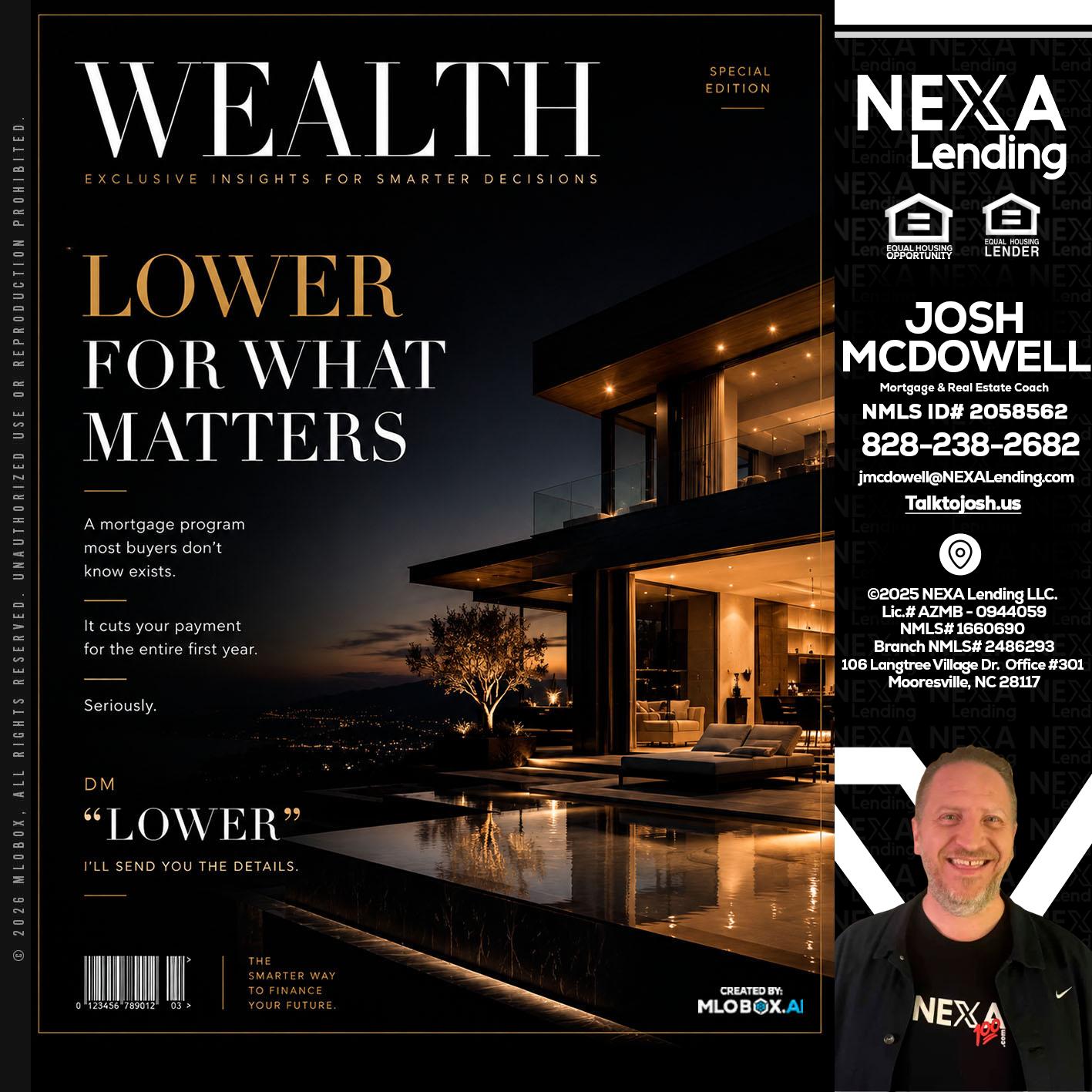WEALTH - Joshua Mcdowell -Mortgage Loan Officer